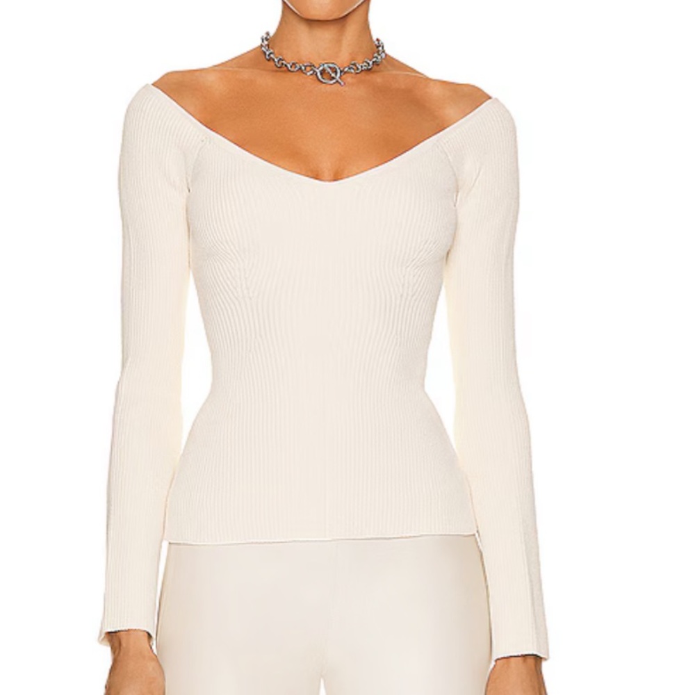 NWT Khaite Luella top in Ivory